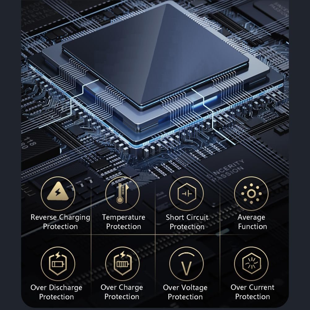24V Energy Storage Battery 24V LiFePO4 Battery 60Ah Batteries with BMS Protection Board for 0-1440W Motor