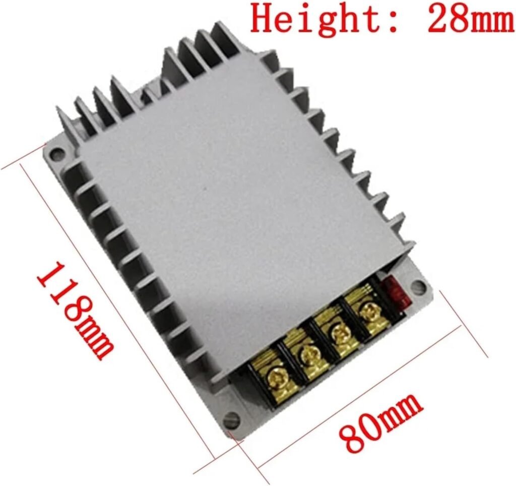 9V-32V 12v/24v to 14.5v 10A 10amp battery charger DC DC Power Converter for Lithium ion liFePO4 Batteries for RVs Boat Car(9V-32V-14.5V 10A)