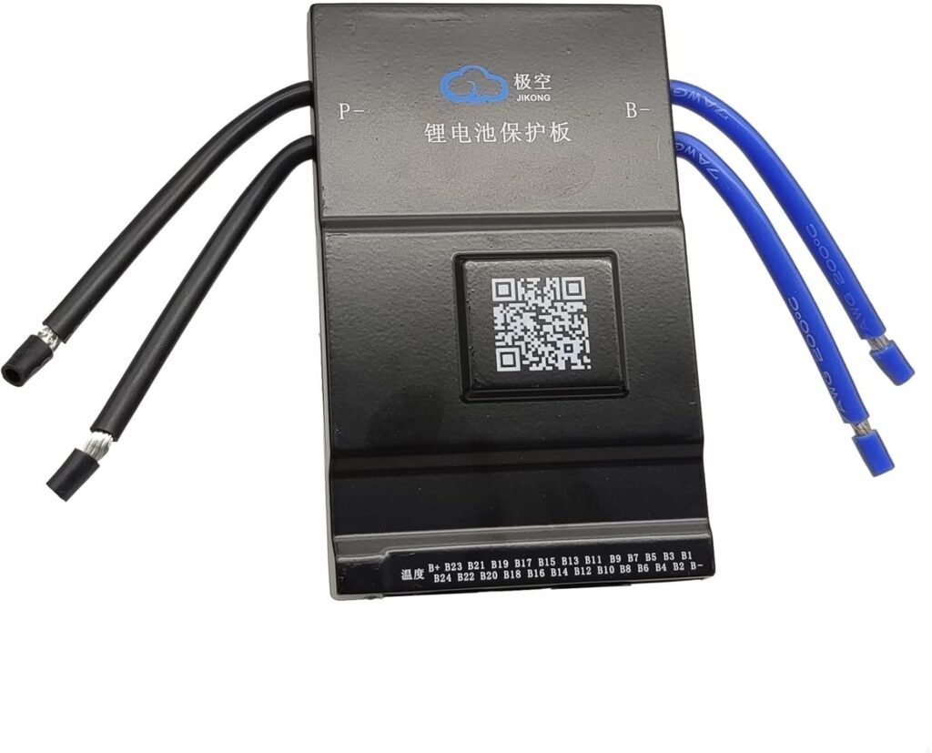 JK Battery Equalizer 8s 10s 13s 16s 36v 48v Circular Smart Jk Bms Lifepo4 for 50ah 18650 Lithium Ion Battery with Canbus Boar (Color : B2A24S15P, Size : Build in BT)