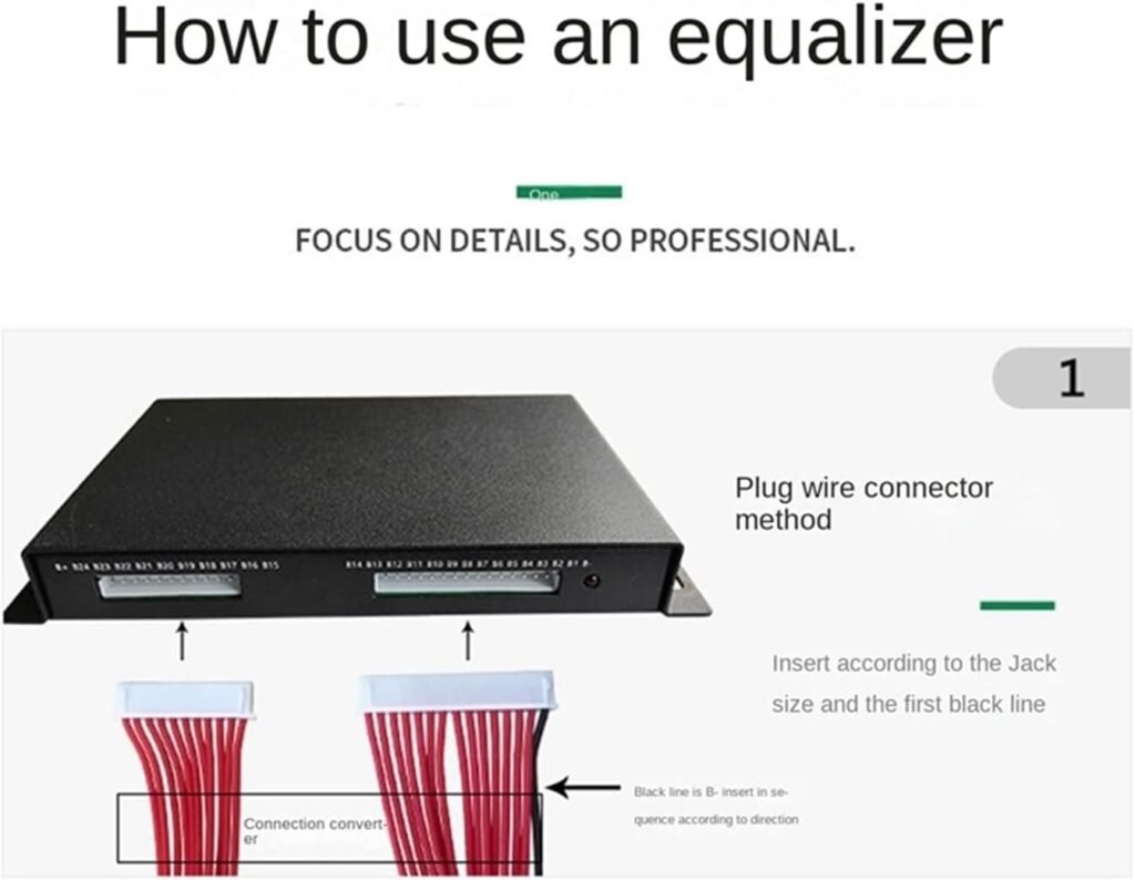 JK Battery Equalizer Active Lithium Battery Equalizer JK Balance BT 2S-24S BMS Li-ion Lifepo4 LTO for JK Balancer (Color : 1A)