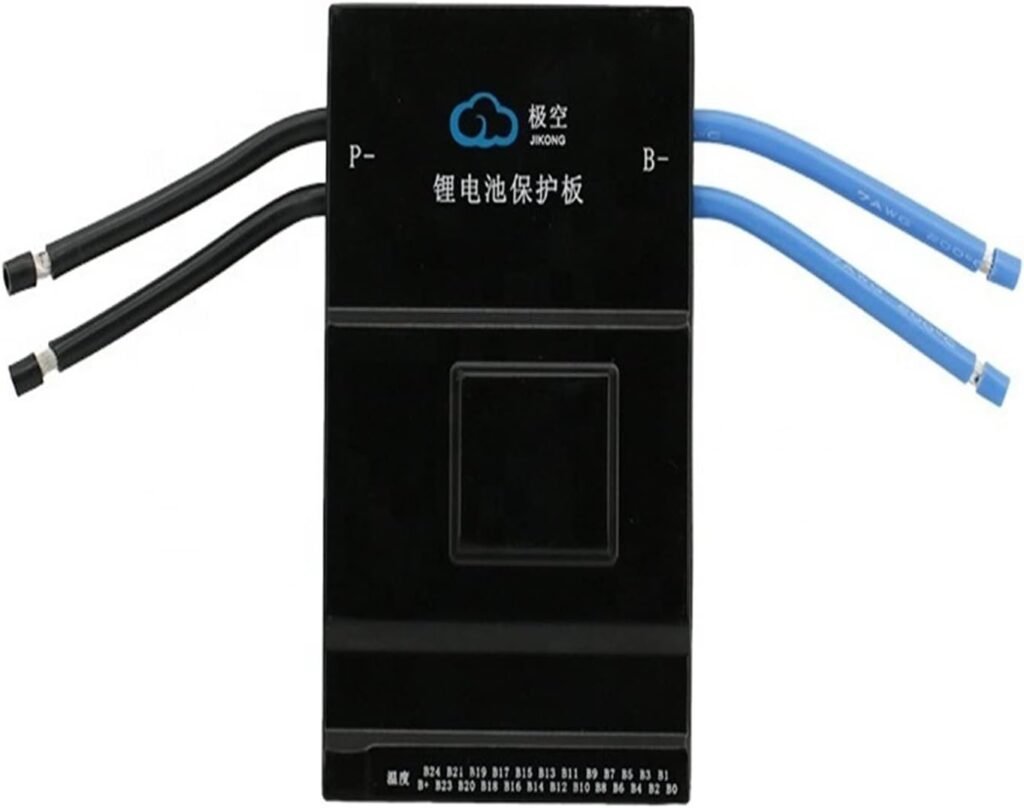 JK BMS Battery Equalizer JK BMS B2A24S20 With 2A Balance Current 8S 12S 13S 14S 16S 17S 20S 24S Smart JK Bms 200A Lifepo4 Li-Ion Battery Battery Protection Module (Color : B2A24S20P with CAN, Size :