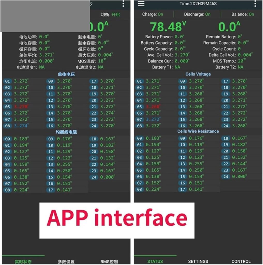 JK BMS Battery Equalizer LiFePo4 JK BMS 15s 48v 150a 54v Lipo Smart BMS Common Connector with Temperature Protection Lithium Battery Protection Plate (Color : BMS and Switch, Size : 15S, 150A, Balance