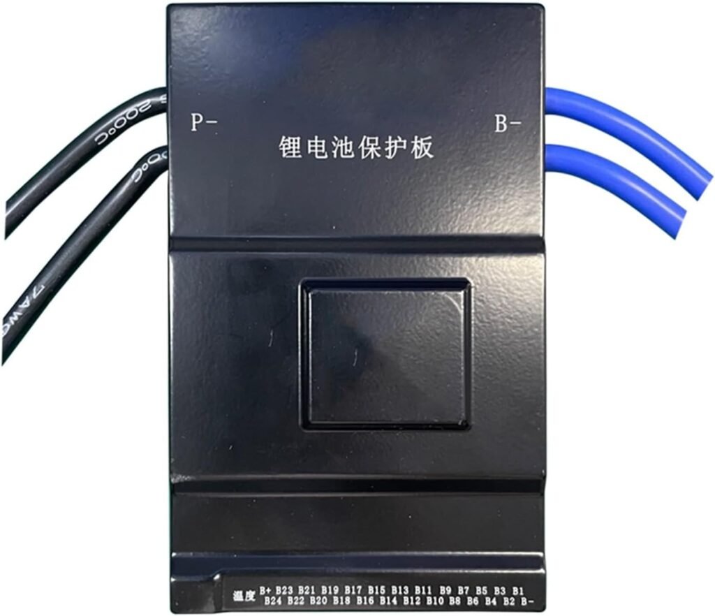 JK BMS Battery Equalizer LiFePo4 JK BMS 15s 48v 150a 54v Lipo Smart BMS Common Connector with Temperature Protection Lithium Battery Protection Plate (Color : BMS and Switch, Size : 15S, 150A, Balance