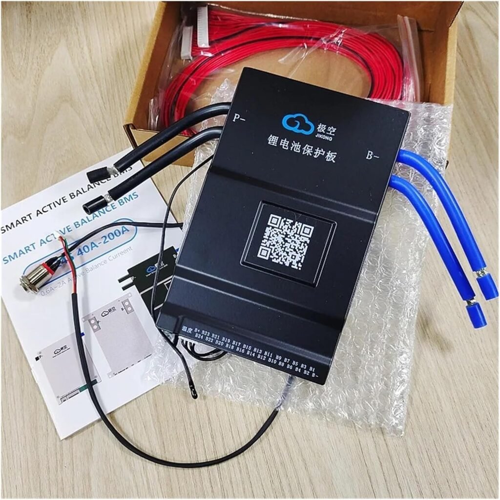 JK BMS Smart BMS 8S Lifepo4 200A BT Heating Function RS485 Lithium Battery Balance Plate BMS 20S 12V 24V with Blancer