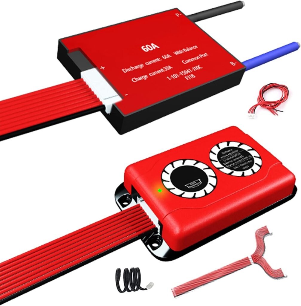 Whole Group Active Balancer 3S-10S 1A Battery Management System 30A-500A 12V-36V Lifepo4 Lithium Lipo Battery Equalization Energy Transfer Board Capacitor Equalizer with Sampling Cable ( Color : LiFeP