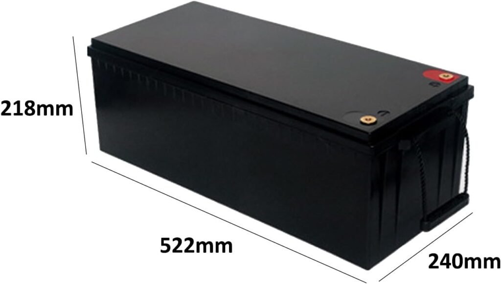 12.8V LiFePO4 Battery 200Ah 3000+ Deep Cycle Backup Battery 12 Volts Lithium Batteries for Trolling Motor/Golf Cart/RV/Solar Replacement Battery