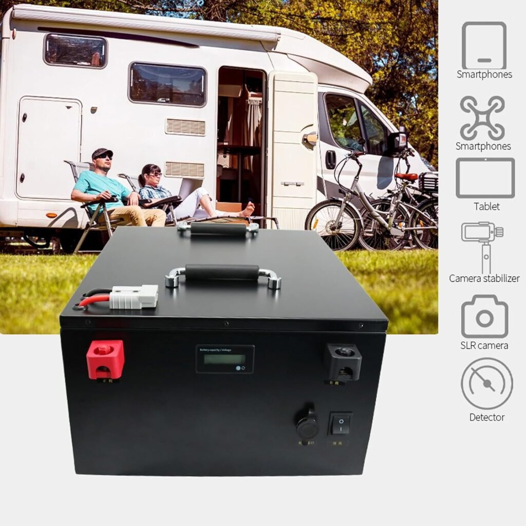 12V 24V Tourist Sightseeing Car Lithium Battery 100AH ​​200AH 300AH 400AH 500AH LiFePO4 Battery Outdoor Photovoltaic Energy Storage RV Battery,24V 100AH