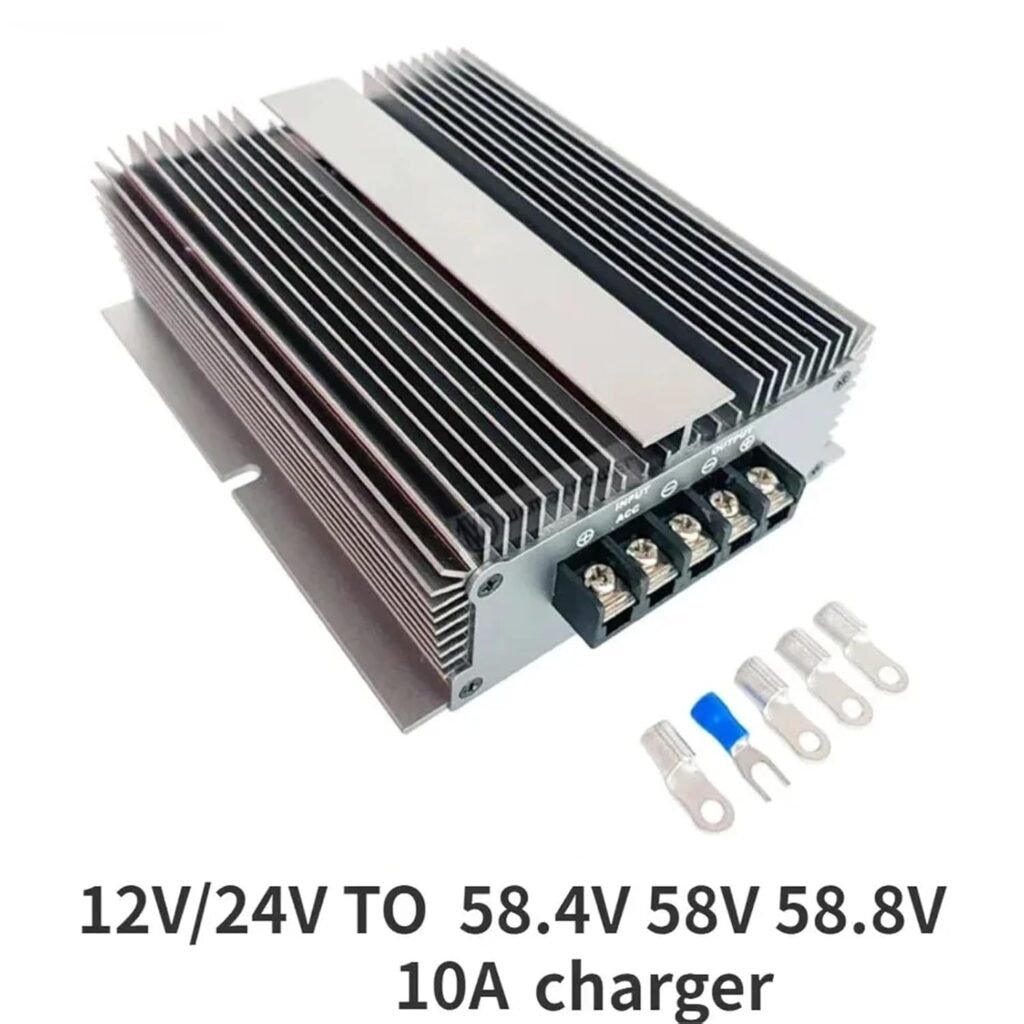 12V/24V TO 58V 10A Step up DC DC Charger 48V lithium iron phosphate battery for lifepo4 li ion lipo battery for Ship RV CE