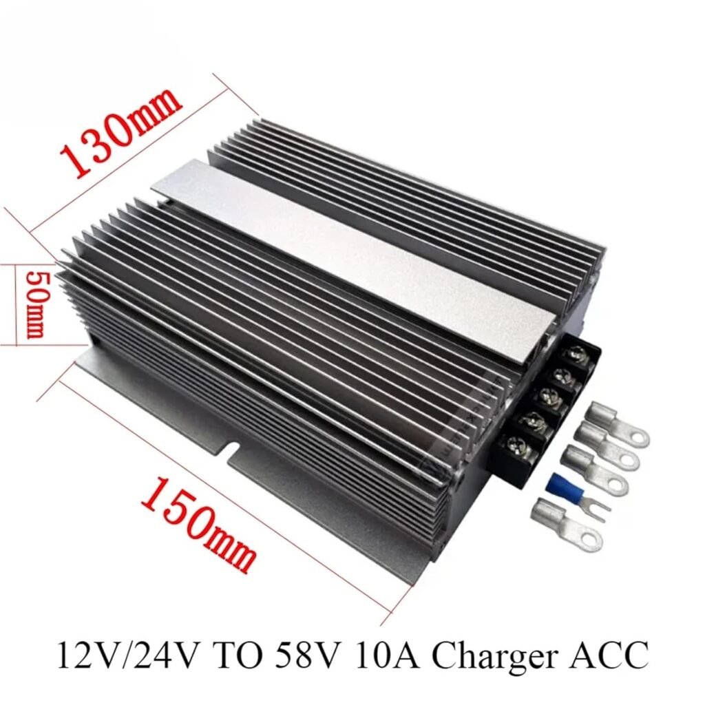 12V/24V TO 58V 10A Step up DC DC Charger 48V lithium iron phosphate battery for lifepo4 li ion lipo battery for Ship RV CE