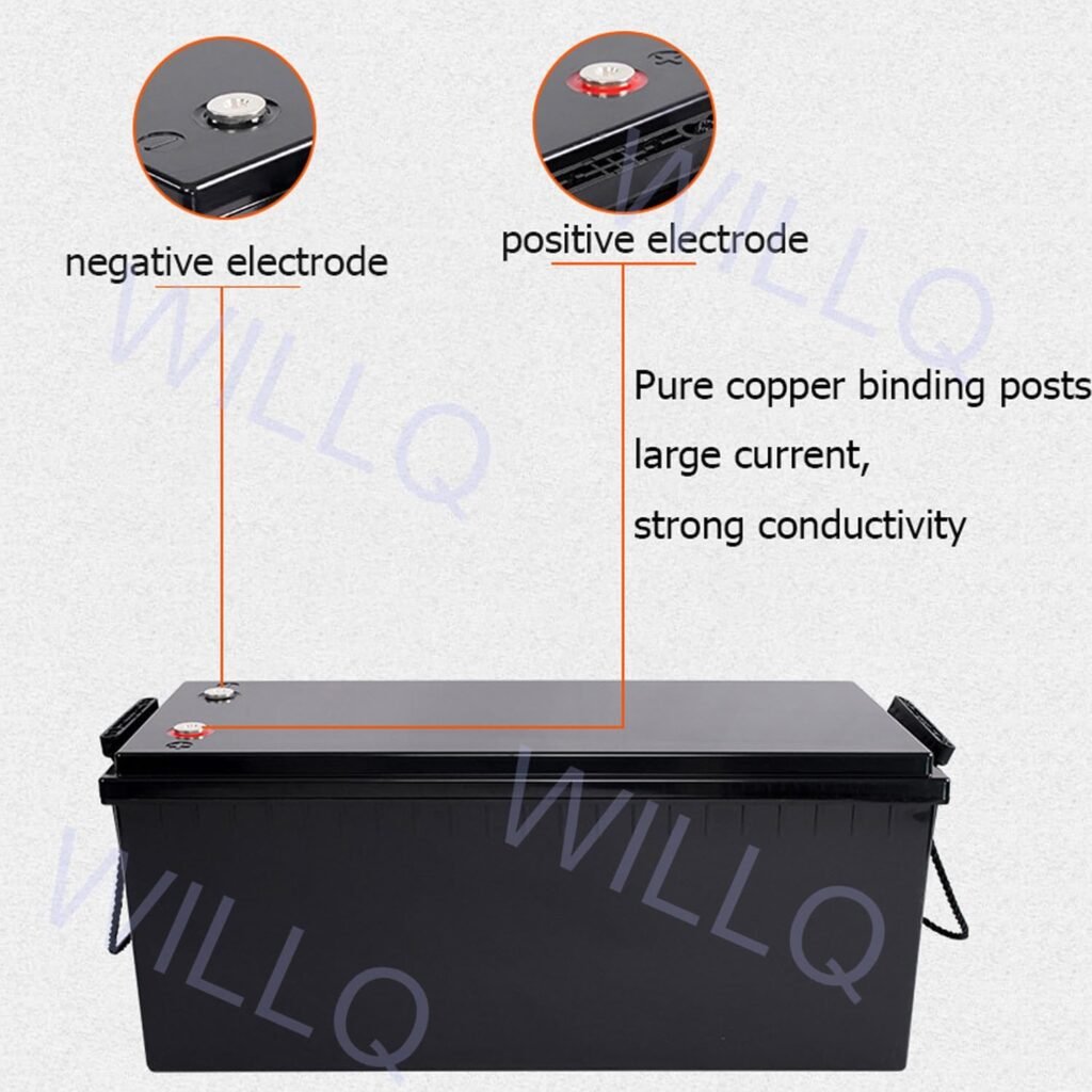25.6V 100AH 150AH LiFePO4 Battery 24V Lithium Battery High Power Home Reserve Power Electric Yacht RV Solar Energy Storage 24 Volts Spare Battery Pack