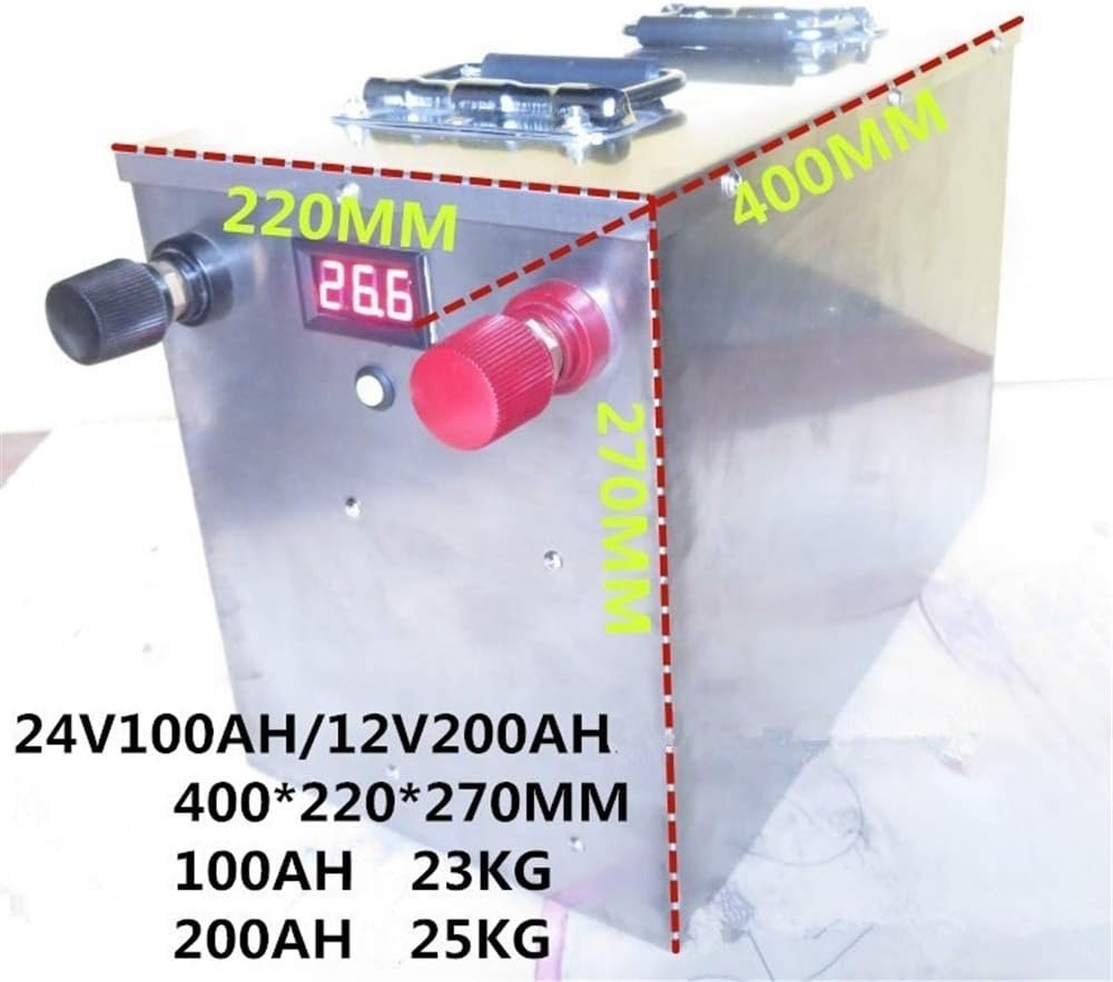 Lifepo4 100ah 200ah 300ah 400ah 500ah 24V Lithium ion Battery for Solar System/Motor Home/Boat/Golf Carts car battery Waterproof 24V lifepo4 battery (24V 300AH ×1set with Quick charger)