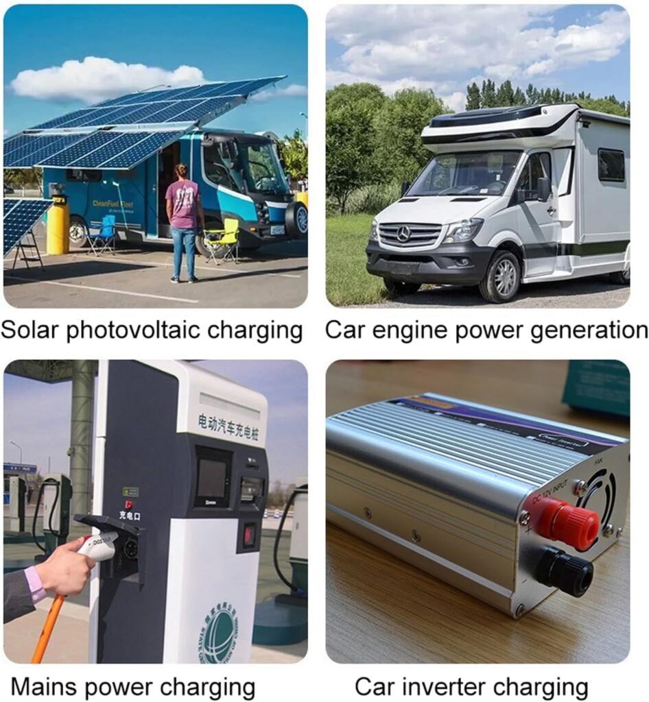 LiFePO4 Battery 12V Lithium Battery Pack 200Ah 300Ah 400Ah 500Ah Lithium Iron Phosphate Battery with BMS Protection Maintenance-Free Battery for Motorhome/Camping