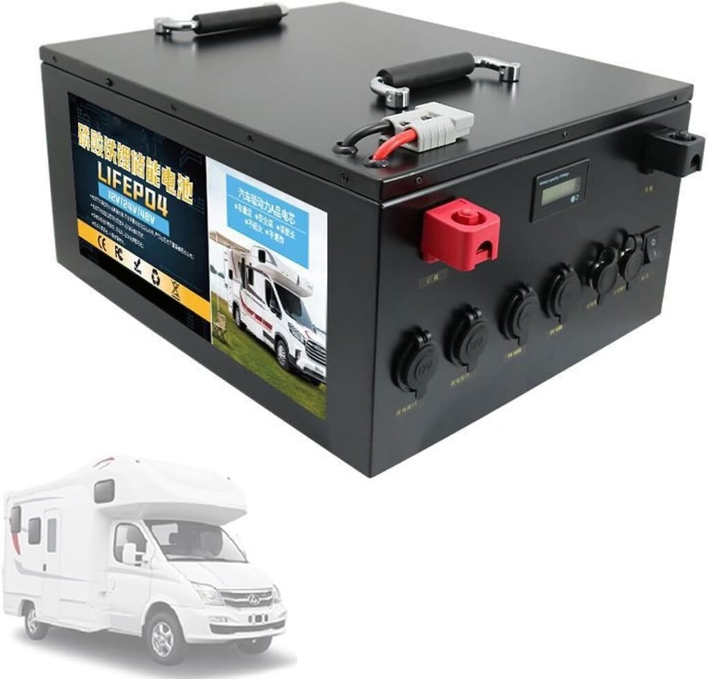 12V 24V Tourist Sightseeing Car Lithium Battery 100AH ​​200AH 300AH 400AH 500AH LiFePO4 Battery Outdoor Photovoltaic Energy Storage RV Battery,24V 300AH