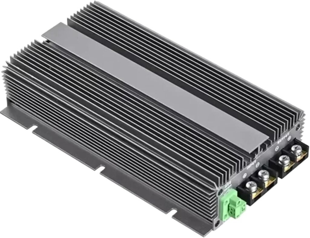 12V/24V TO 58V 10A-30A Step Up Boost Converter Battery Charger Dc To Dc Waterproof for 48V Life-po4 RVs Auxiliary Battery(12V24V-58V30ACharger)