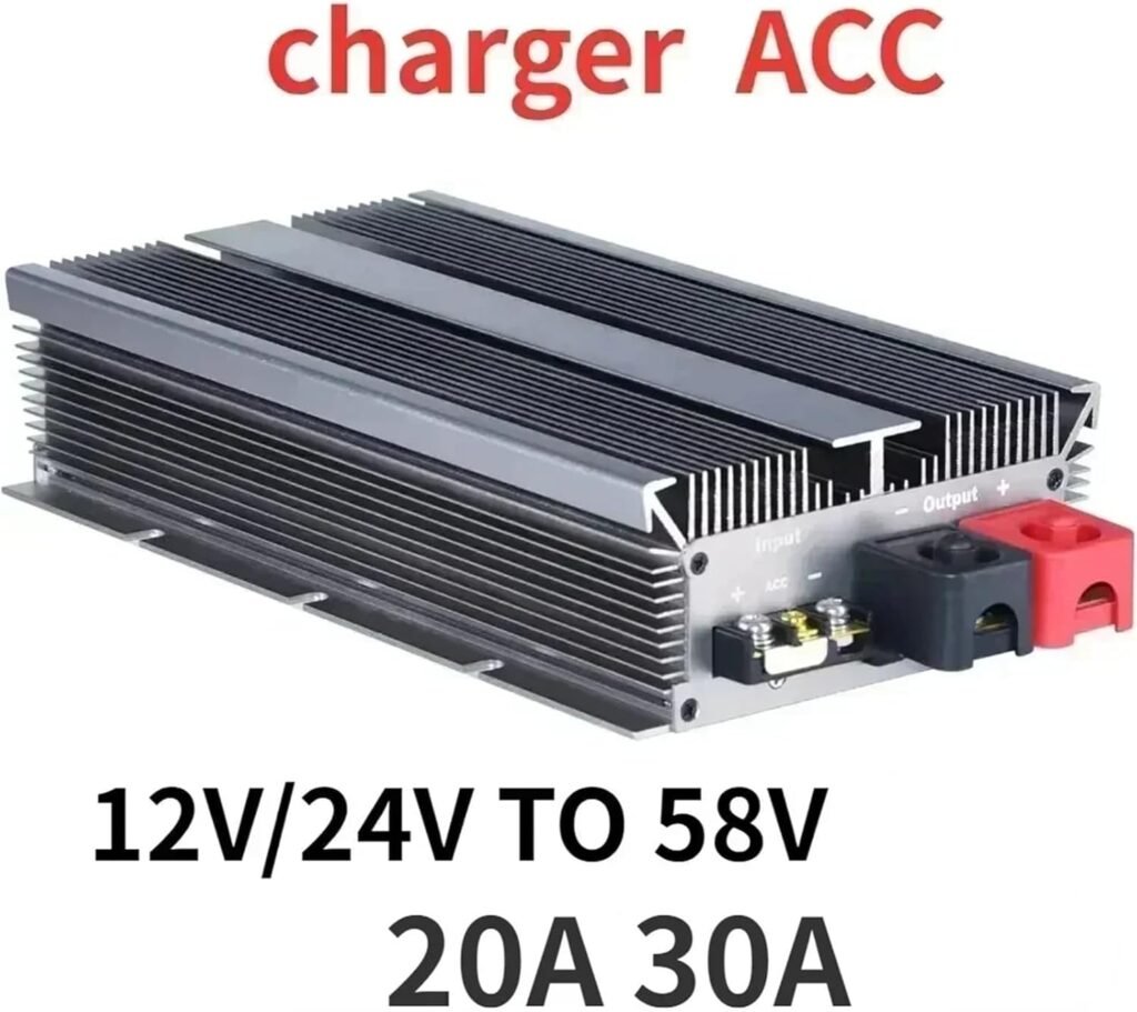 12V/24V TO 58V 48V 20A 30A Lifepo4 Lithium Battery Charger boost step up module converter 24 Volt to 48 Volt for automotives(58V30A Charger) 12V/24V TO 58V 48V 20A 30A Lifepo4 Lithium Battery Charger boost step up module converter 24 Volt to 48 Volt for automotives(58V30A Charger)