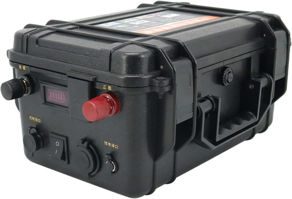 24V 12V LiFePO4 Lithium Iron Phosphate Battery Pack 60Ah-200Ah Built-in BMS for Electric Boat Motor Fishing Boat Propeller Marine Propulsion Battery