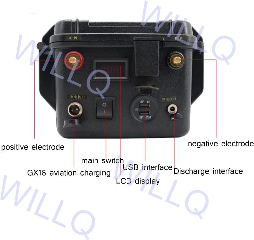 24V 12V LiFePO4 Lithium Iron Phosphate Battery Pack 60Ah-200Ah Built-in BMS for Electric Boat Motor Fishing Boat Propeller Marine Propulsion Battery