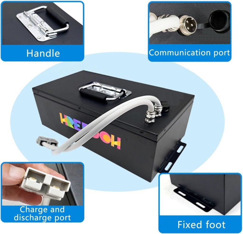 24V LiFePO4 Battery 24Ah 30Ah 50Ah 60Ah Lithium Iron Phosphate Battery for 550W 700W 1200W 1500W AGV Car Motor with BMS