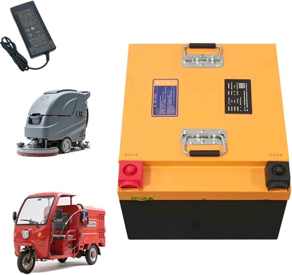 25.6V 100Ah 205Ah Floor Scrubber LiFePO4 Lithium Iron Phosphate Battery 24V Sweeping Robot Battery for 0-5250W Motor with Charger