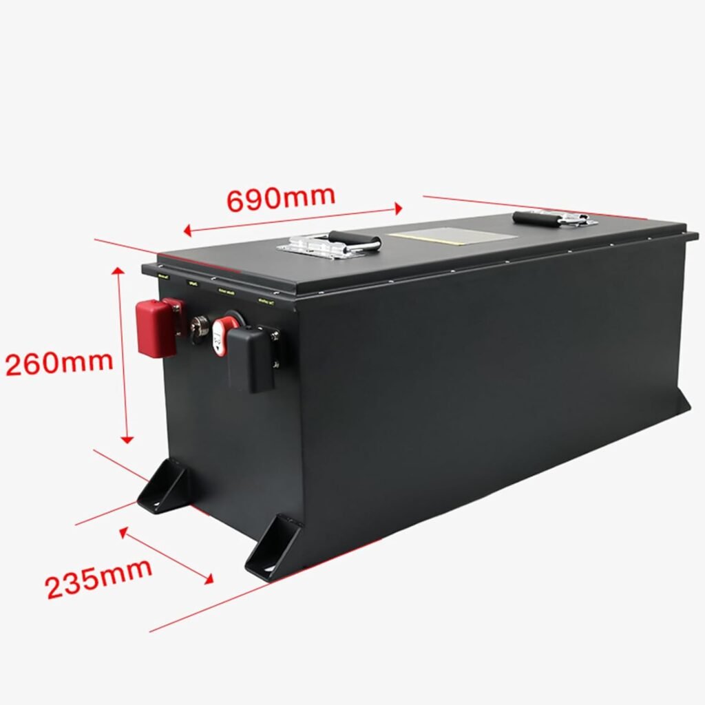 48 Volt Lithium Iron Phosphate Battery 48V Golf Cart Battery 100AH 150AH 200AH LiFePO4 Battery Built in BMS Tourist Sightseeing Car Battery