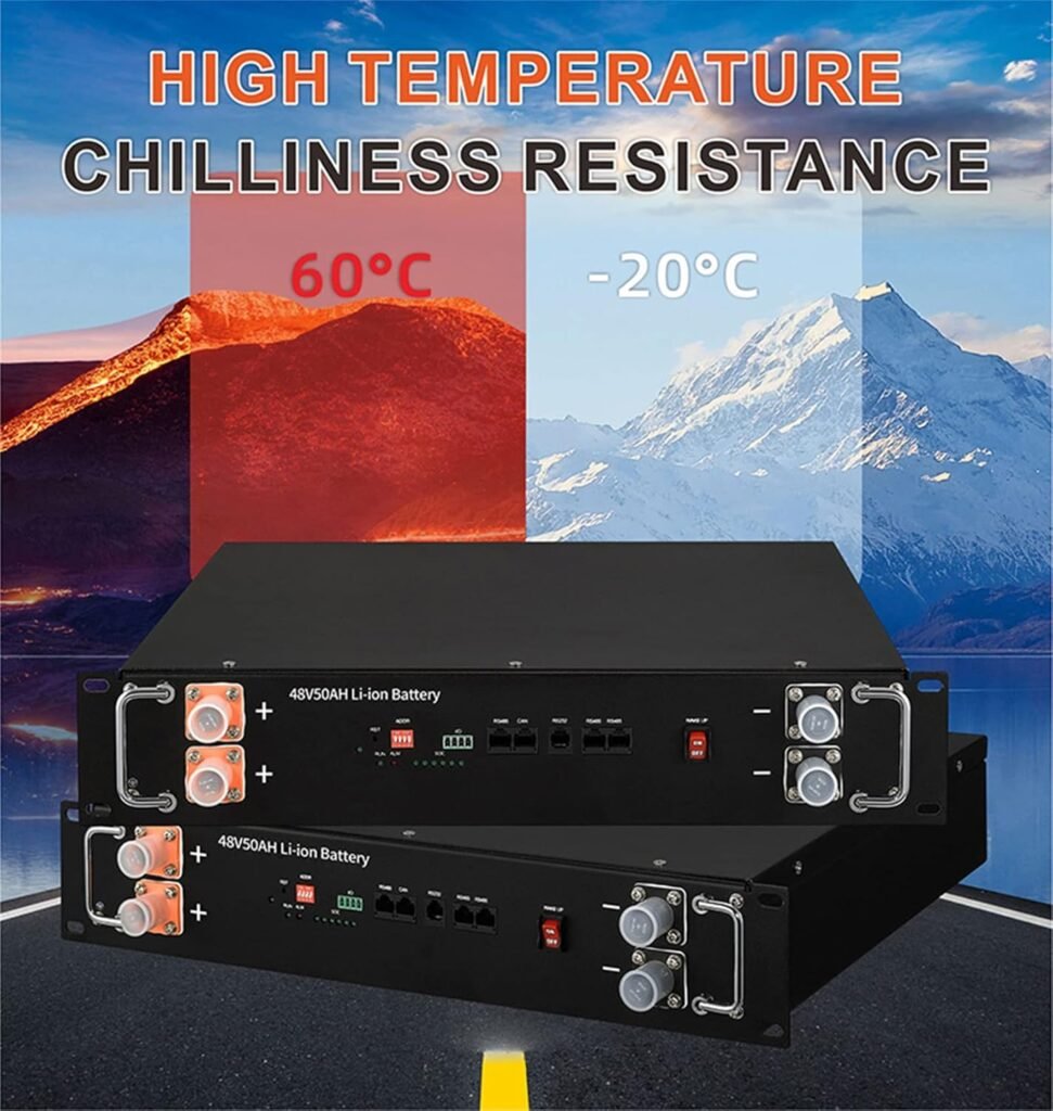 48V 50Ah Lifepo4 Battery Deep Cycle Energy Storage Rechargeable,Cabinet Type Household Energy Storage Lithium Iron Phosphate Battery,with CAN/RS485/WIFI/4G/Bluetooth Communication Function