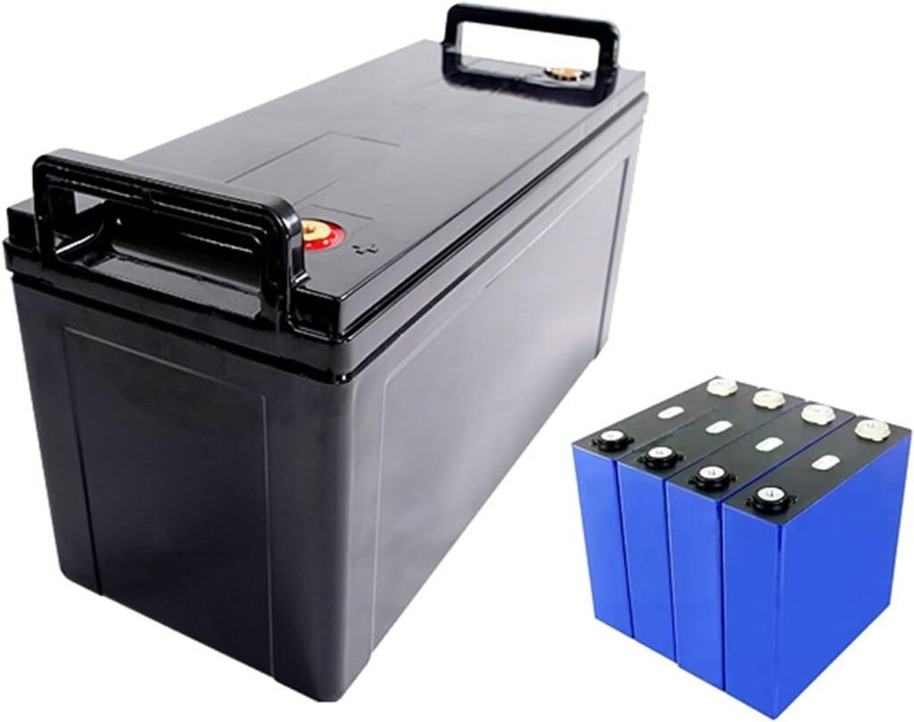 Lithium Battery 12V 300Ah 200Ah 150Ah 100Ah 50Ah LiFePO4 Batteries with BMS 12.8V Rechargeable Lithium Iron Phosphate Battery for Solar Marine Trolling Motor