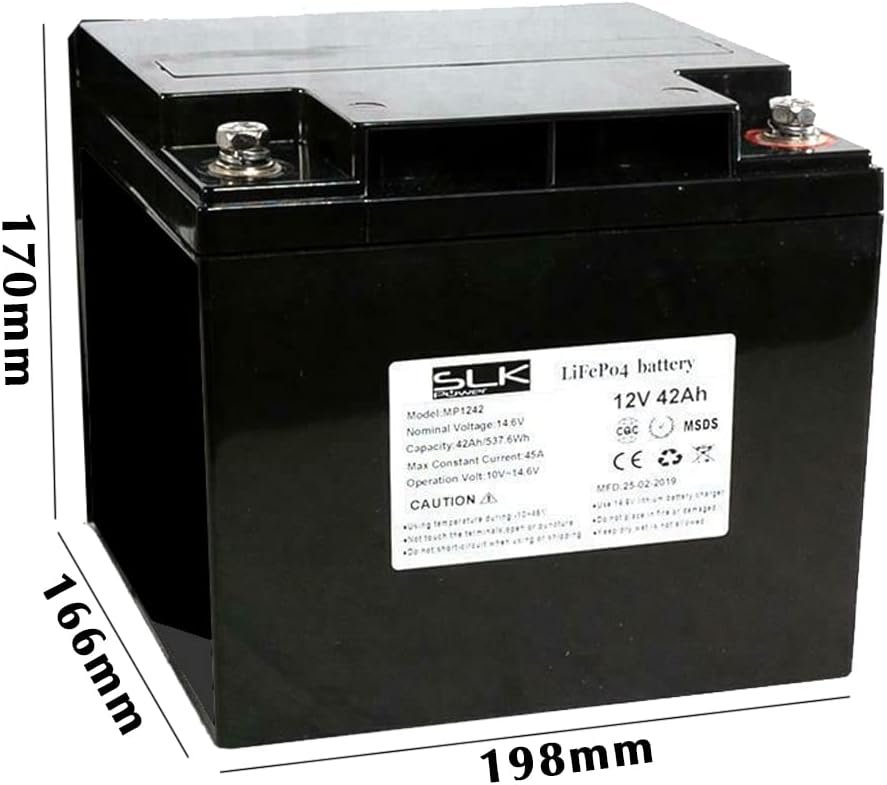 Mobility Scooter Lithium Battery Pair of 2 x 12v 42ah + Charger Bundle. Superior High Performance, Reliable And long Lasting Replacement Batteries For Electric Scooters And Wheelchairs