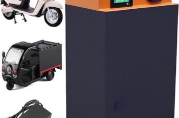 48V 65Ah Lithium Battery 60V 55Ah LiFePO4 Battery 72V 42Ah Removable Batteries with Charger Electric Motorcycle Batteries for 2500W-4600W Motor