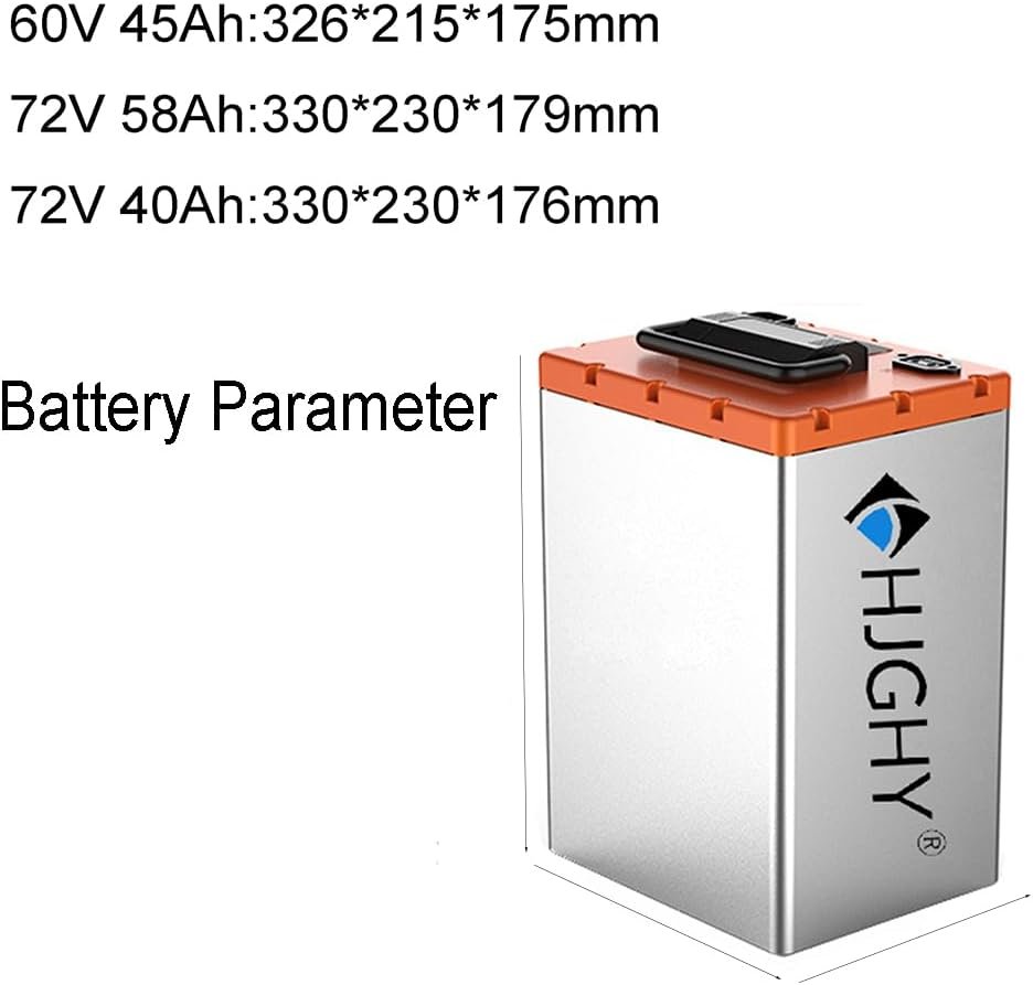 60V 45Ah 72V 40Ah 58Ah LiFePO4 Lithium Iron Phosphate Battery Volt Electric Motorcycle Battery Rechargeable Batteries for 0-4000W Motors with Charger 60V 45Ah 72V 40Ah 58Ah LiFePO4 Lithium Iron Phosphate Battery Volt Electric Motorcycle Battery Rechargeable Batteries for 0-4000W Motors with Charger