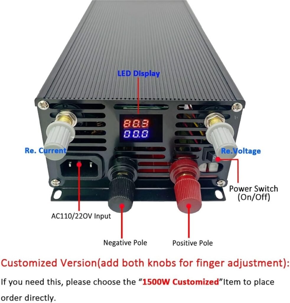 1500W AC110V 220V To DC Converter 12V 15v 24V 28v 36V 48V 60V SMPS Adjustable lifepo4 battery Charger Power Supply(110V,36V_1500W)