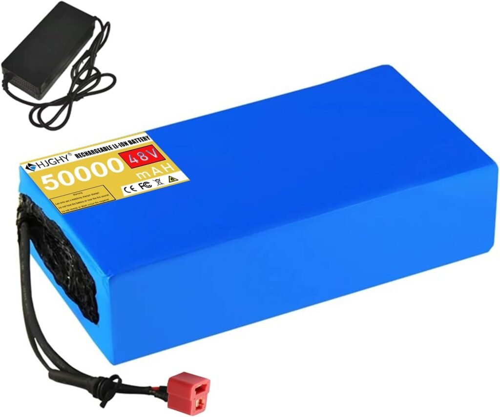 48V 20Ah 30Ah 40Ah Lithium-ion Battery Pack Volt Lithium Battery Replacement with Charger BMS Protection Board for 500W 1500W 2000W Motor 48V 20Ah 30Ah 40Ah Lithium-ion Battery Pack Volt Lithium Battery Replacement with Charger BMS Protection Board for 500W 1500W 2000W Motor