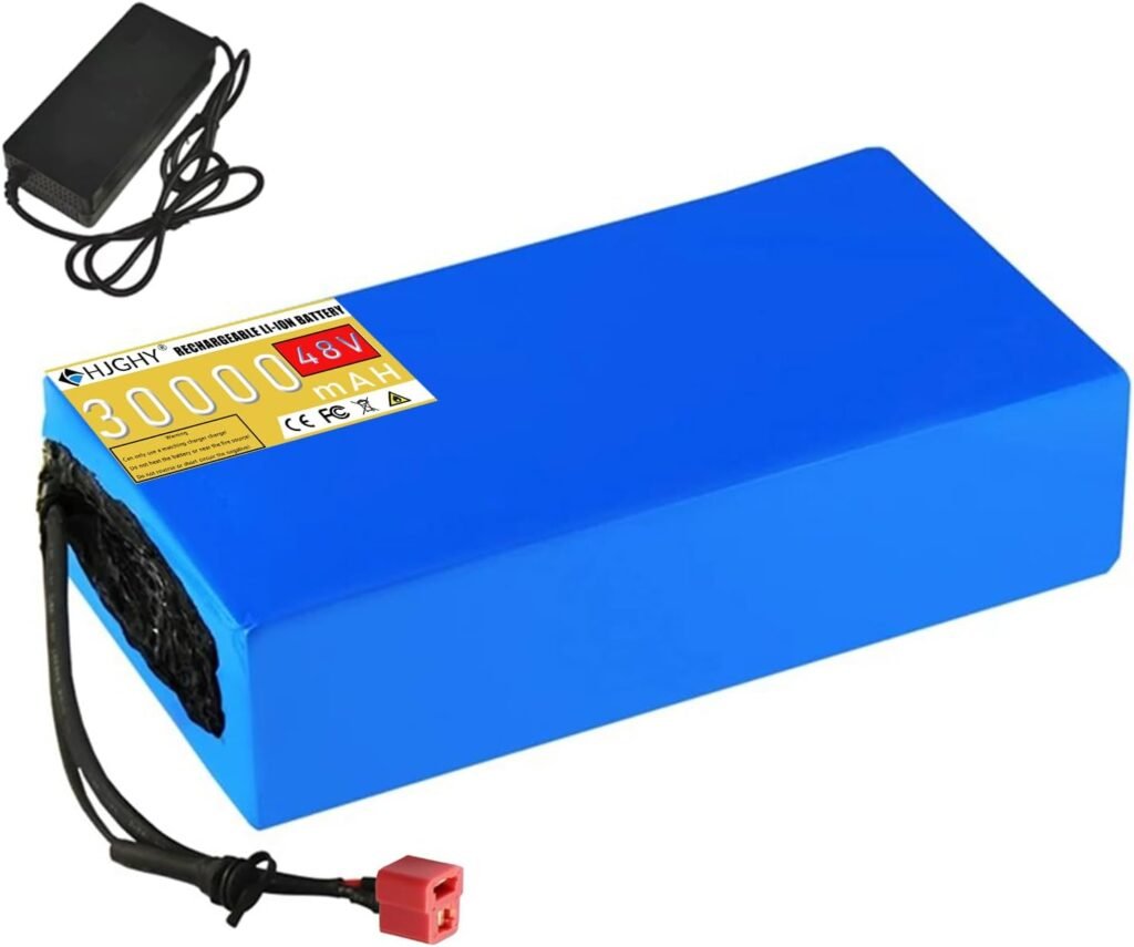 48V 20Ah 30Ah 40Ah Lithium-ion Battery Pack Volt Lithium Battery Replacement with Charger BMS Protection Board for 500W 1500W 2000W Motor 48V 20Ah 30Ah 40Ah Lithium-ion Battery Pack Volt Lithium Battery Replacement with Charger BMS Protection Board for 500W 1500W 2000W Motor